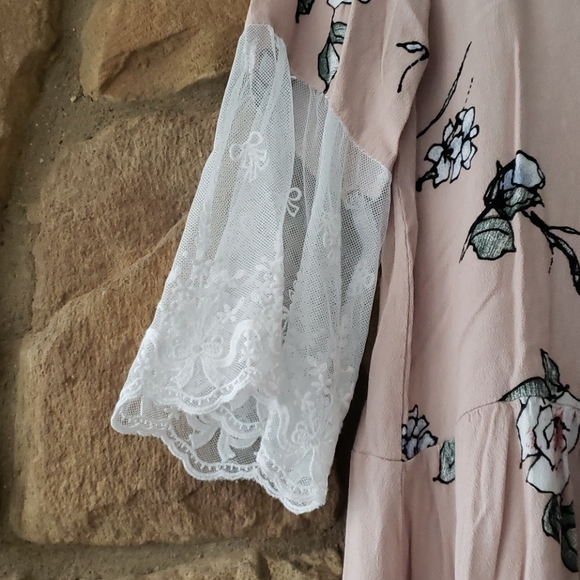 Wonderland by Orange Floral Blouse - Picture 3 of 3